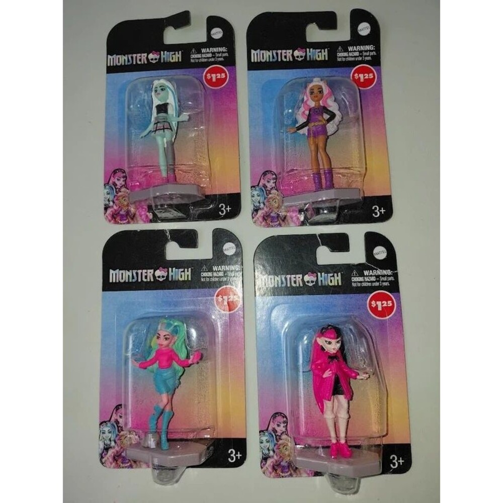 Monster High Mini Figures Lot / Blind Bag Toys Mystery Pack Collection Ghouls